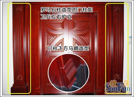 润成创展**气派木门 门柱