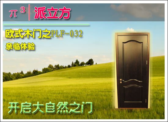 派立方实木复合门 产品展示