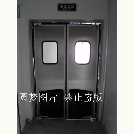 门业图片-钢质门自由撞击门樘图片