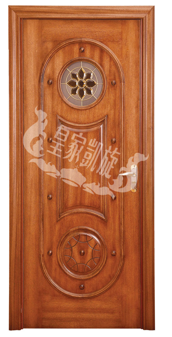 门业图片-木门  室内门桃花芯仿古AZ-006B桃花芯仿古A图片
