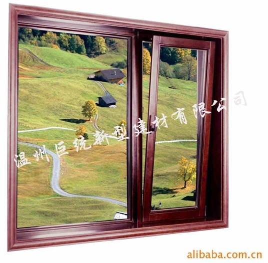 门业图片-铝包木门窗铝包木门窗可定做图片