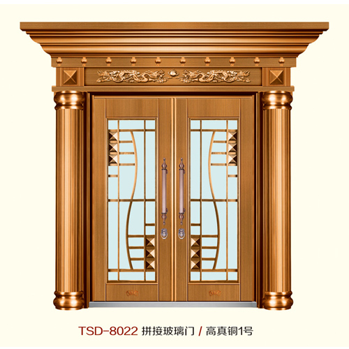 门业图片-拼接工艺大门系列TSD-8022TSD-8022图片