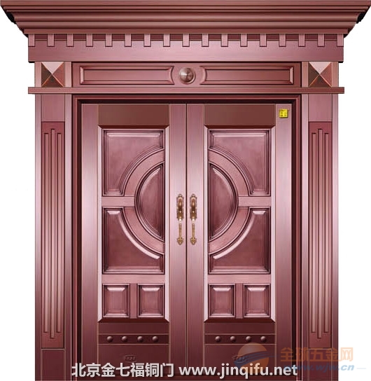 门业图片-铜门2011年铜门十大品牌 中国铜门十大品牌 2011新款铜门 别墅铜门十大品牌金七福铜门6图片