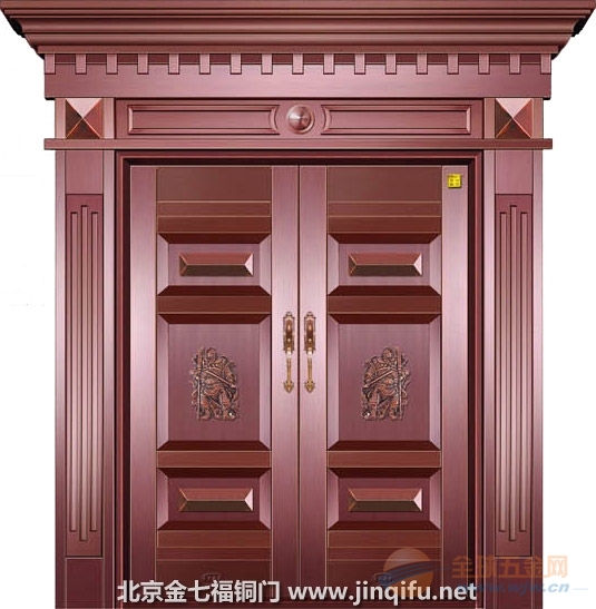 门业图片-铜门内蒙古铜门 内蒙古铜门价格 内蒙古铜门厂家 内蒙古别墅铜门 内蒙古仿铜门金七福铜门9图片