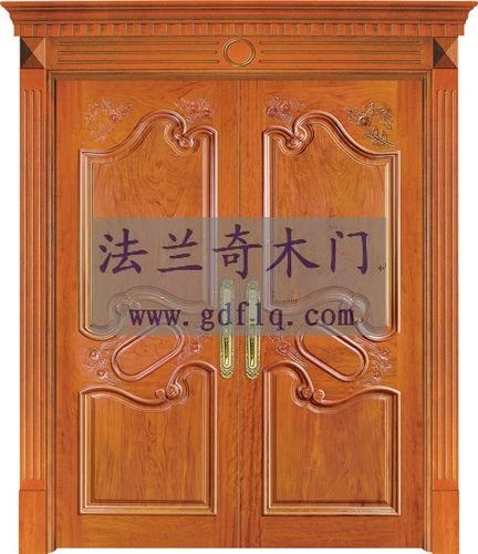 门业图片-实木门佛山实木门厂|佛山实木门生产厂家|法兰奇木门2100*900图片