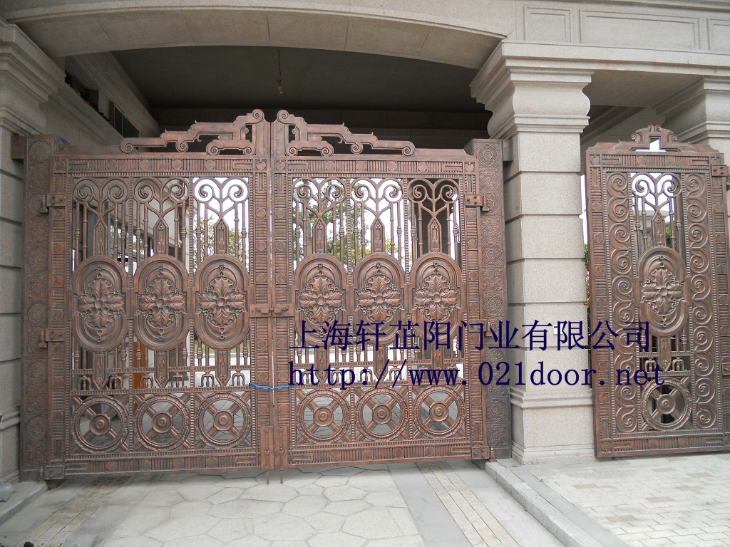 门业图片-铸铝门别墅庭院门-铸铝门-上海轩芷阳门业XZY图片