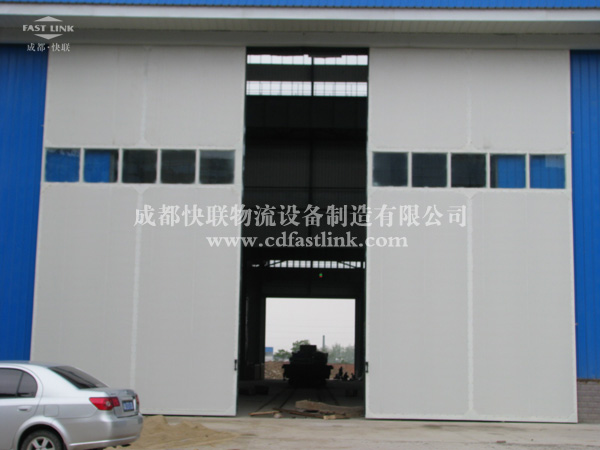 门业图片-快速卷帘门 供应成都推位门可以自定图片
