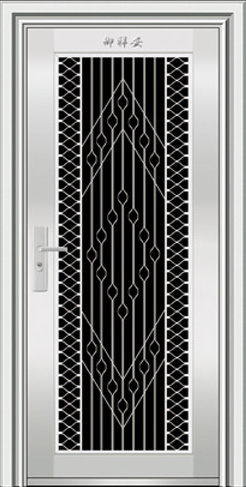 门业图片-不锈钢单门 YXA-6001(四类花)YXA-6001(四类花)图片