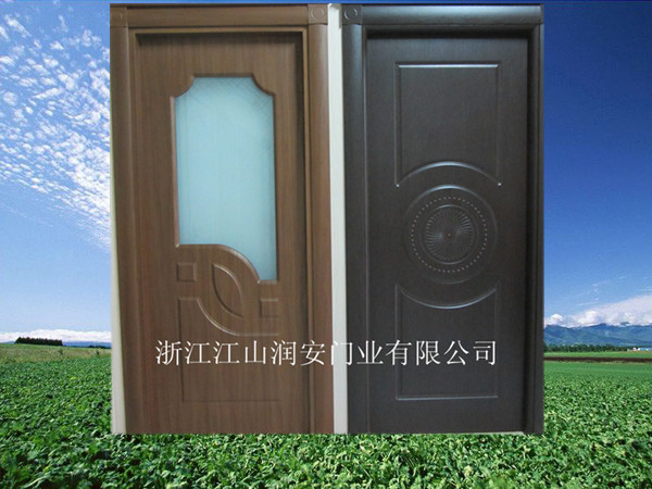 门业图片-强化木门买门就买江山润安现代浮雕门欧式门强化门2100*1200*40mm图片