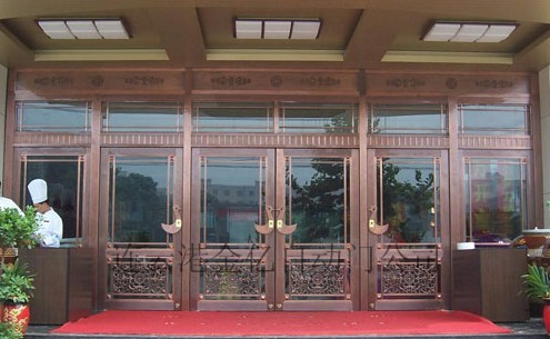 门业图片-铝合金门连云港别墅铜门 高档铜门铸造厂家1900*2160图片
