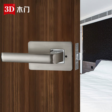 门业图片-3d木门德国BINKE门锁室内卧室房门锁卫生间实木门把手家用锁具188-168188-168图片