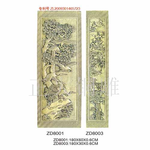门业图片-双面铜板铜雕板 铜板 喷漆板   树脂板8003图片