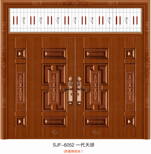 门业图片-仿真铜别墅大门系列别墅大门SJF-6052图片