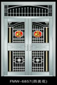 门业图片-福满屋304不锈钢门304本色不锈钢门图片