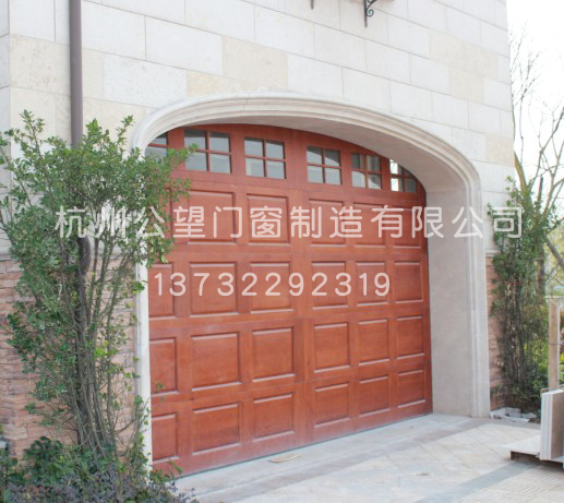 门业图片-实木车库门系列实木车库门实木车库门图片