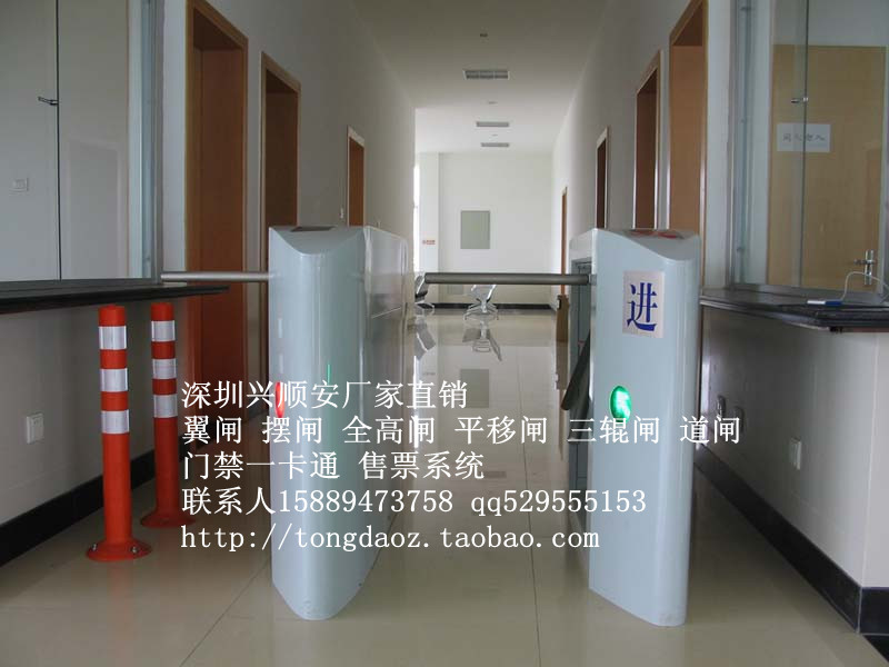 门业图片-三辊闸/手动/半自动/全自动/机械三辊闸通道闸批发优惠价2000元起工程商批发厂家XSA图片