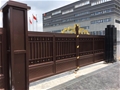 门业图片-高档别墅庭院铝艺门JH225图片