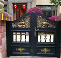 门业图片-别墅花园围墙栅栏推拉门订制JH890图片