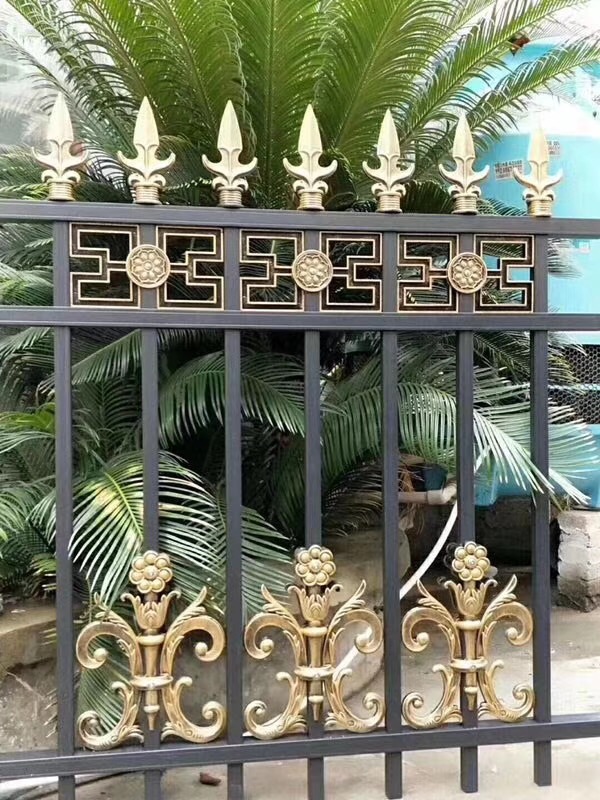 门业图片-围栏护栏铸铝别墅花园围栏JH132B图片