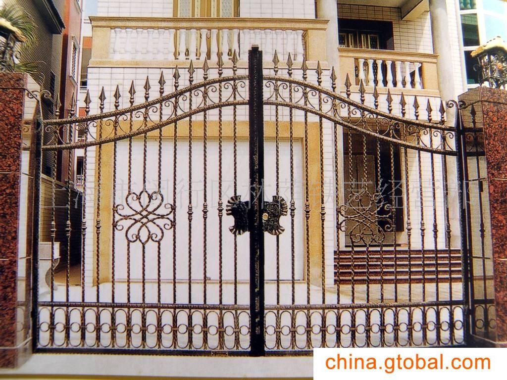 门业图片-折叠门广东庭院大门厂家JH189图片