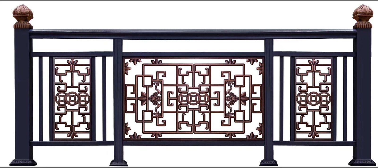 门业图片-围栏护栏铝艺栏杆定制批发JH294图片