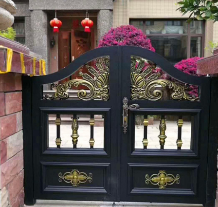 门业图片-推拉门别墅花园围墙栅栏推拉门订制JH890图片
