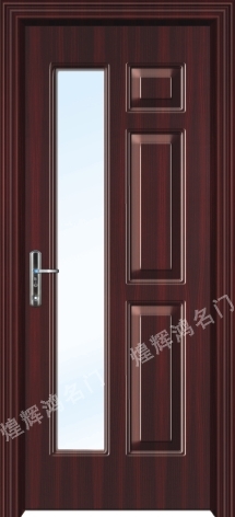 门业图片-钢木门广东佛山钢木门厂，煌辉鸿室内门厂，钢木门1121HH-1121图片