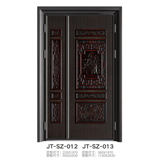 门业图片-翻沙铸铝门板系列JT-SZ-012翻沙铸铝门板图片