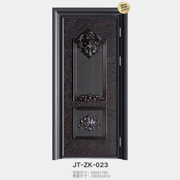 门业图片-真空铸铝门板系列JT-ZK-023真空铸铝门板图片
