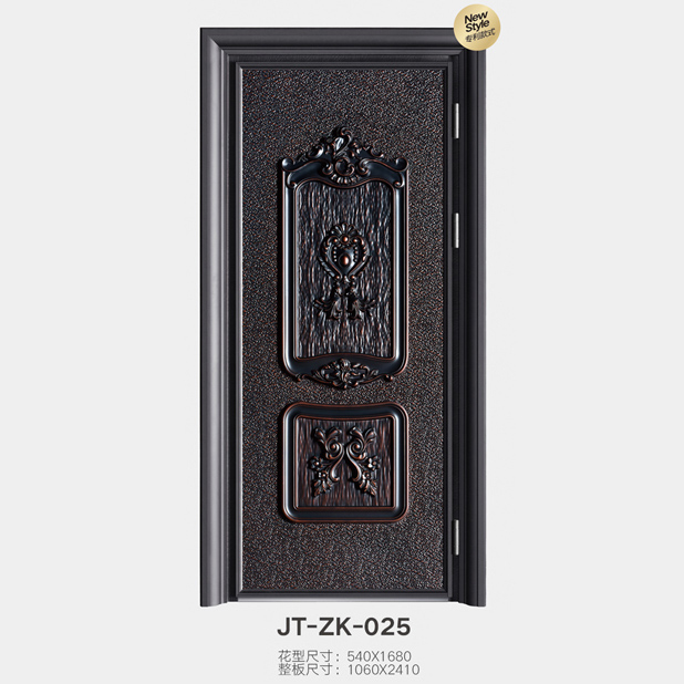 门业图片-真空铸铝门板系列JT-ZK-025真空铸铝门板图片