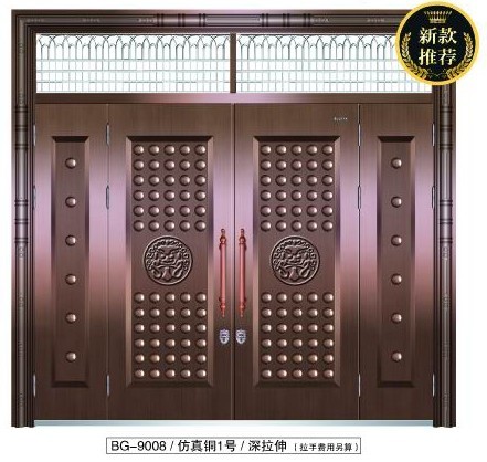 门业图片-仿铜门仿铜门BG-9008图片