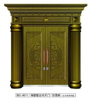 门业图片-仿青铜门仿青铜门BG-9011图片