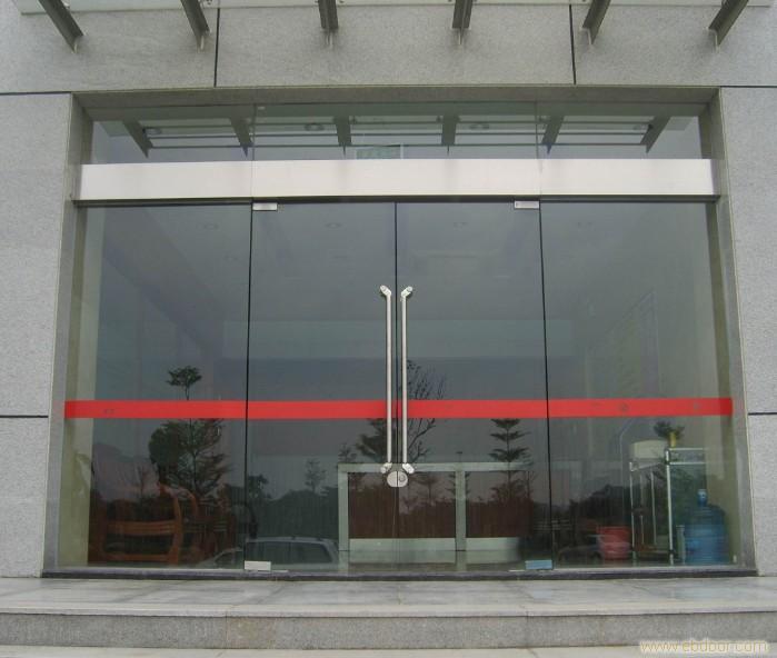 门业图片-玻璃门塘沽区安装自动玻璃门531图片