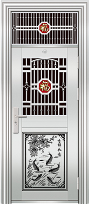 门业图片-不锈钢门XWS-6089五类花XWS-6089图片