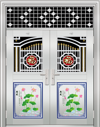 门业图片-不锈钢门XWS-6063六类花XWS-6063图片