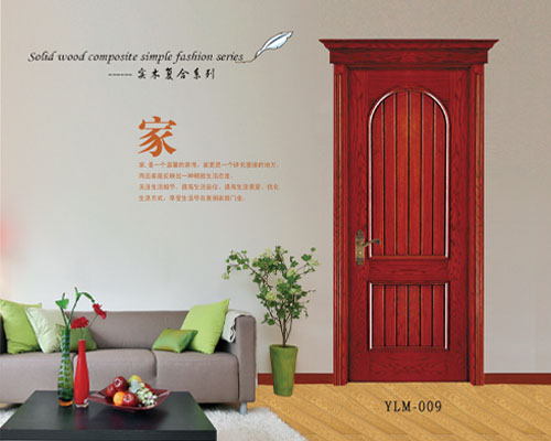 门业图片-实木复合门YLM-009YLM-009图片