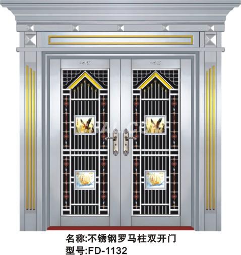 门业图片-不锈钢门罗马柱不锈钢门3786图片