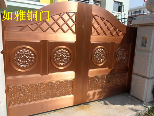 门业图片-如雅围墙铜门杭州铜门|别墅铜门|优质铜门448图片
