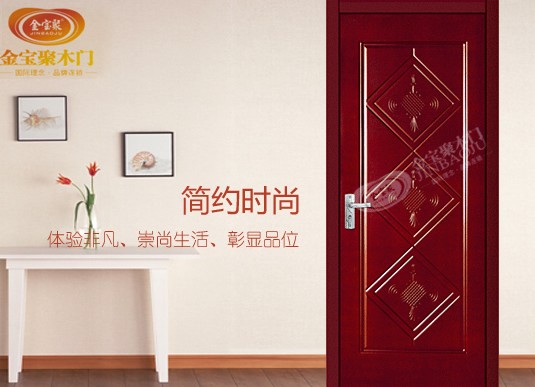 门业图片-原木系列如何分辨木门品质的优劣简约图片
