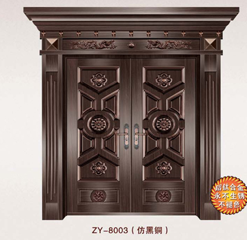 门业图片-豪华别墅铜铝大门豪华别墅铜铝大门ZY-8003图片