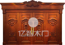 门业图片-按户型分经典原木门YZ-9001图片