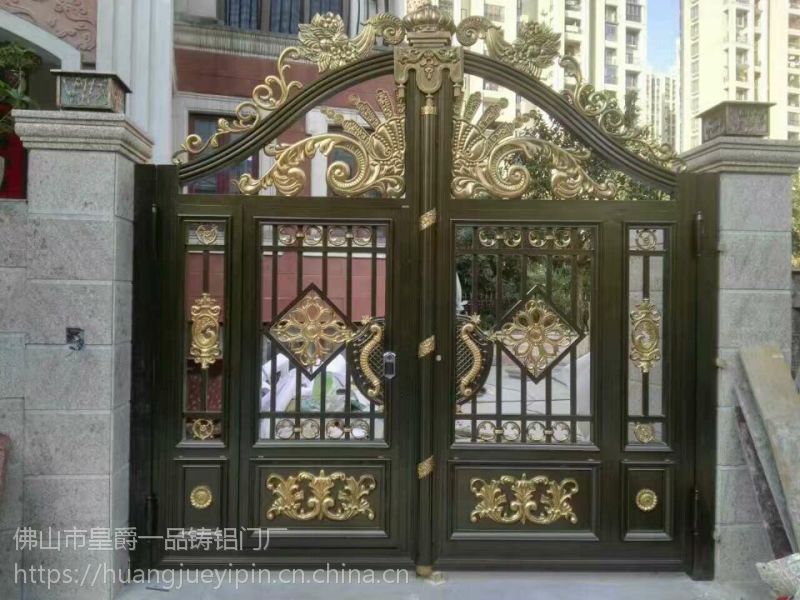 门业图片-铸铝大门厂家直销花园铸铝大门铸铝庭院大门图片