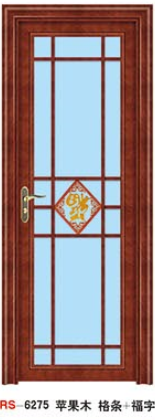 门业图片-苹果木润升铝合金烤漆卫浴门 平开门 玻璃门 厨卫门按客户要求尺寸订做图片