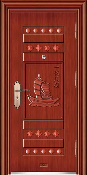 门业图片-钢质进户门钢质进户门JBF-30011图片