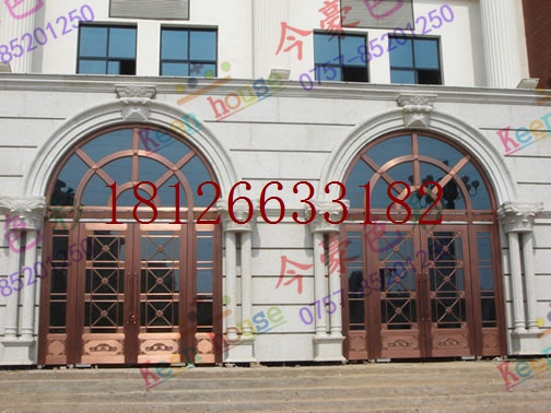 门业图片-铝型材高档平开门表面处理，阳光房高档表面处理，罗普斯金门高档颜色11图片
