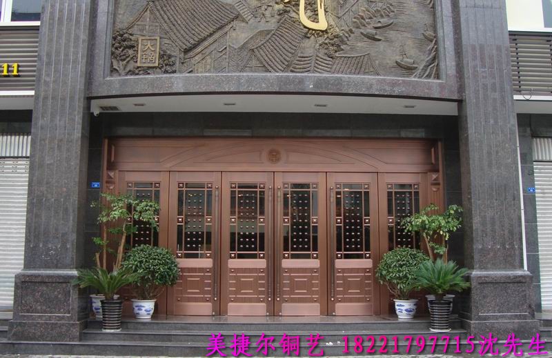 门业图片-铜门上海美捷尔铜艺铜门厂—厂家供应铜门MM-3018图片