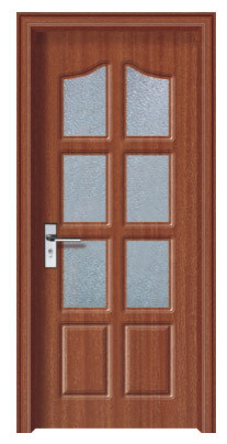门业图片-室内免漆门系列供应旭派免漆玻璃套装门DOOR03图片