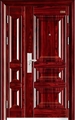 门业图片-WF-1013状元红子母门(10CM甲级)WF-1013图片