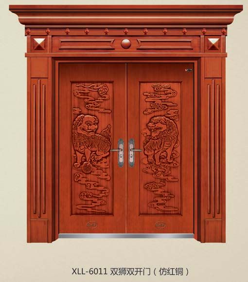 门业图片-仿真铜门系列XLL-6011XLL-6011图片