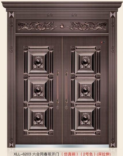 门业图片-仿真铜门系列XLL-6203XLL-6203图片